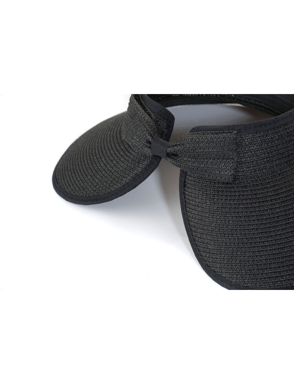 Bon Voyage Roll-Up Sun Visor - Black