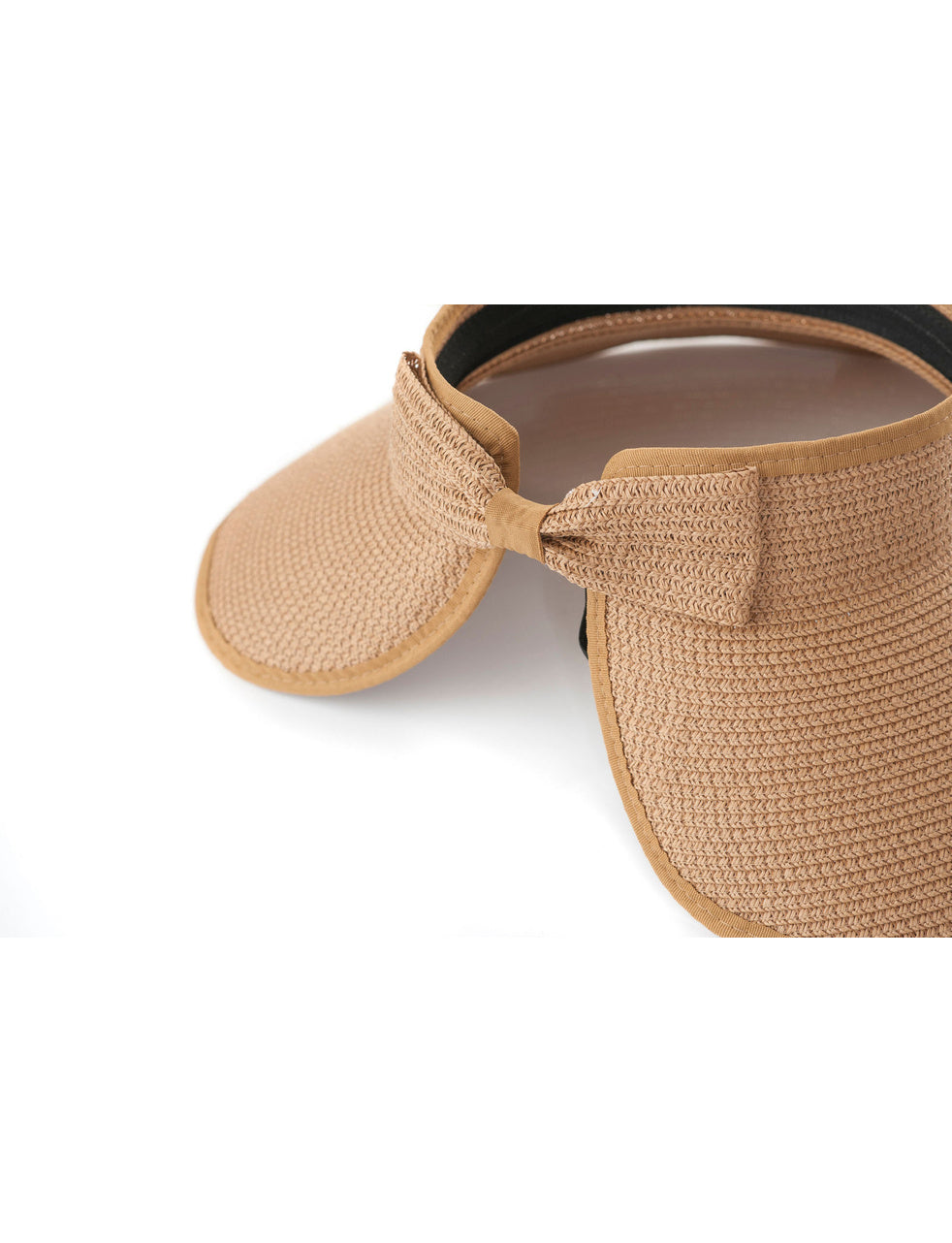 Bon Voyage Roll-Up Sun Visor - Camel