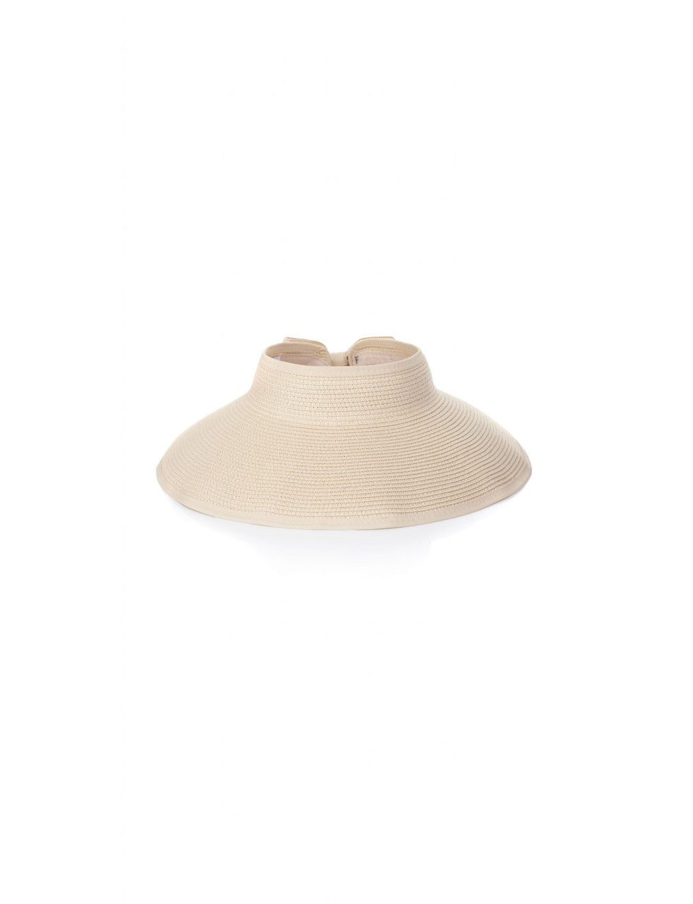 Bon Voyage Roll-Up Sun Visor - Cream