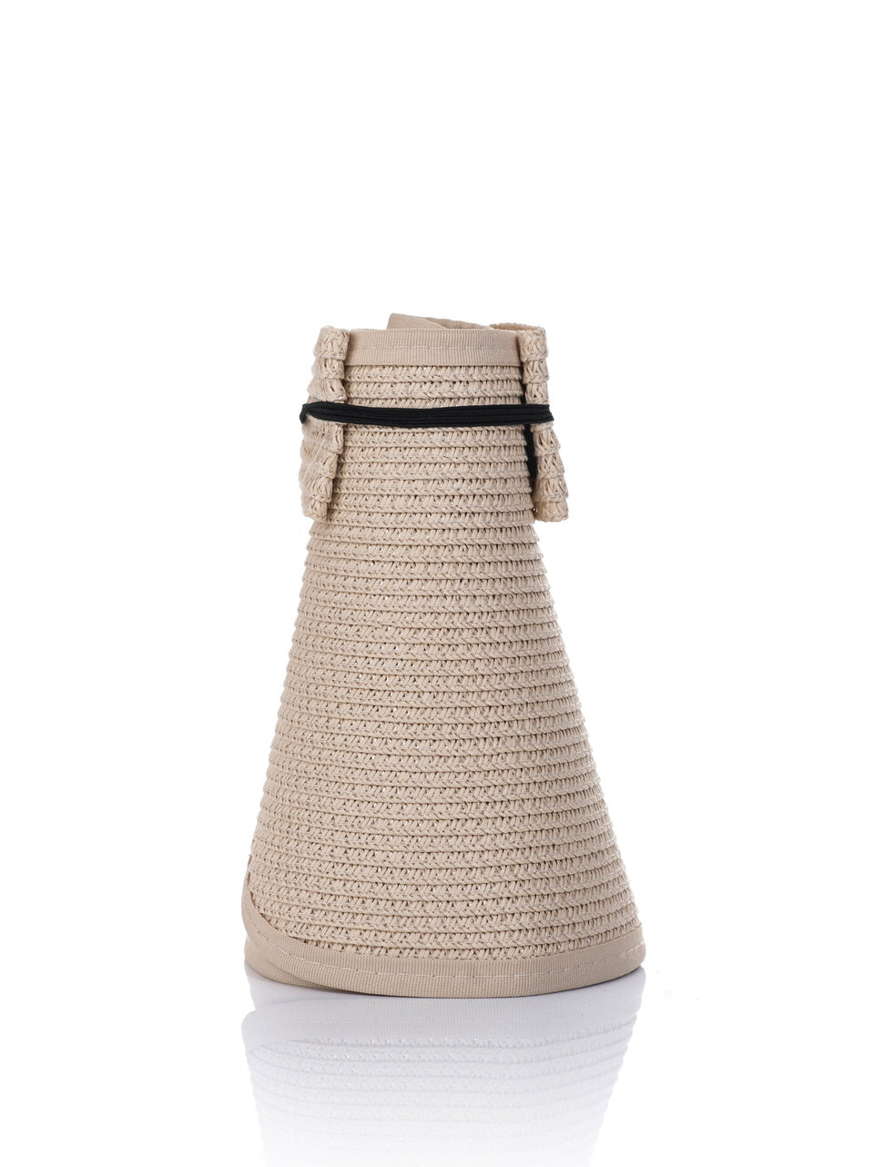 Bon Voyage Roll-Up Sun Visor - Cream