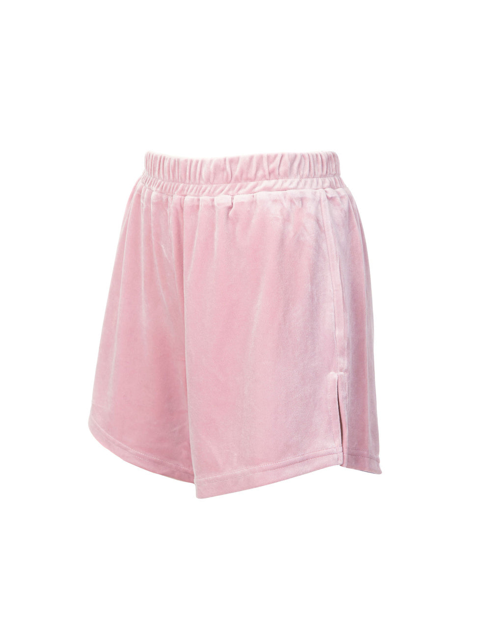 Dreamy Velour Pantone Pink T-Shirt & Shorts Set