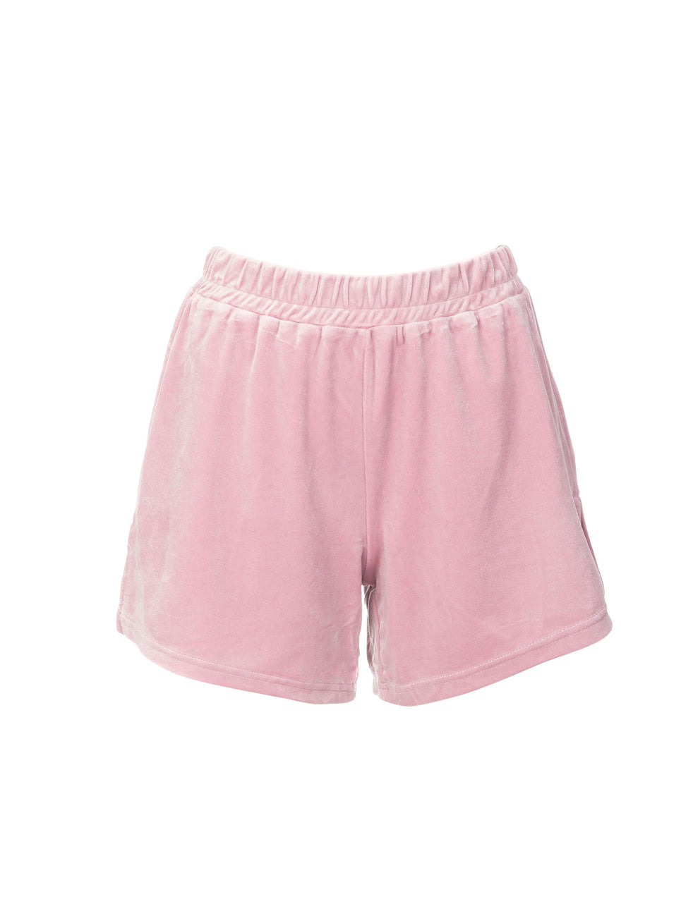 Dreamy Velour Pantone Pink T-Shirt & Shorts Set