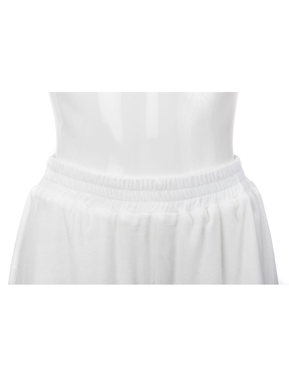 Dreamy Velour True White T-Shirt & Shorts Set