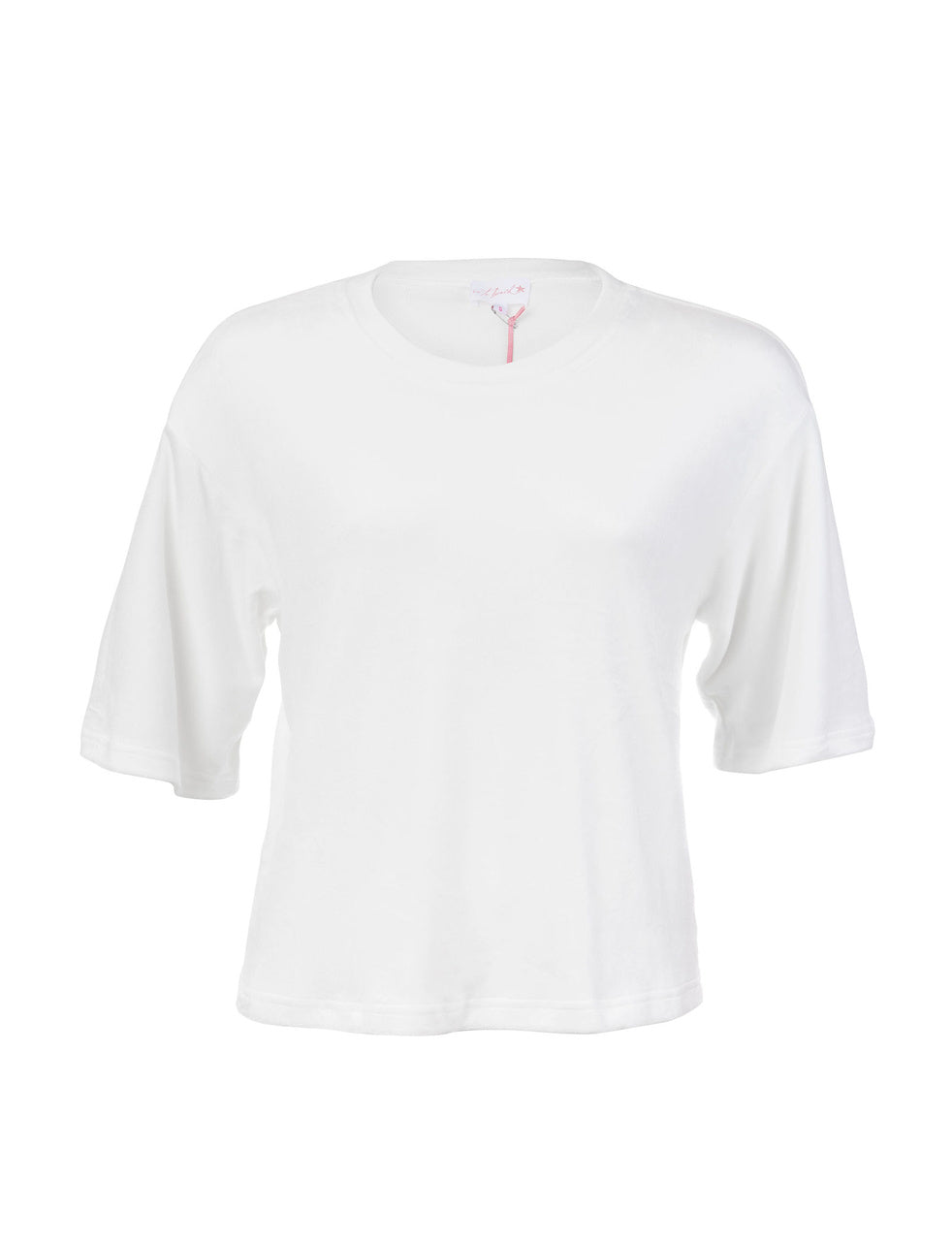 Dreamy Velour True White T-Shirt & Shorts Set