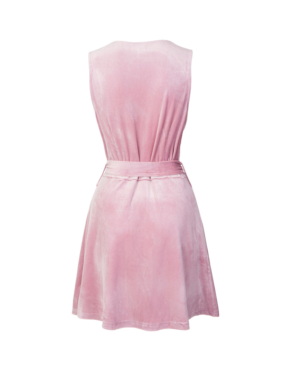 Lolita Pantone Pink Velour Tie Dress