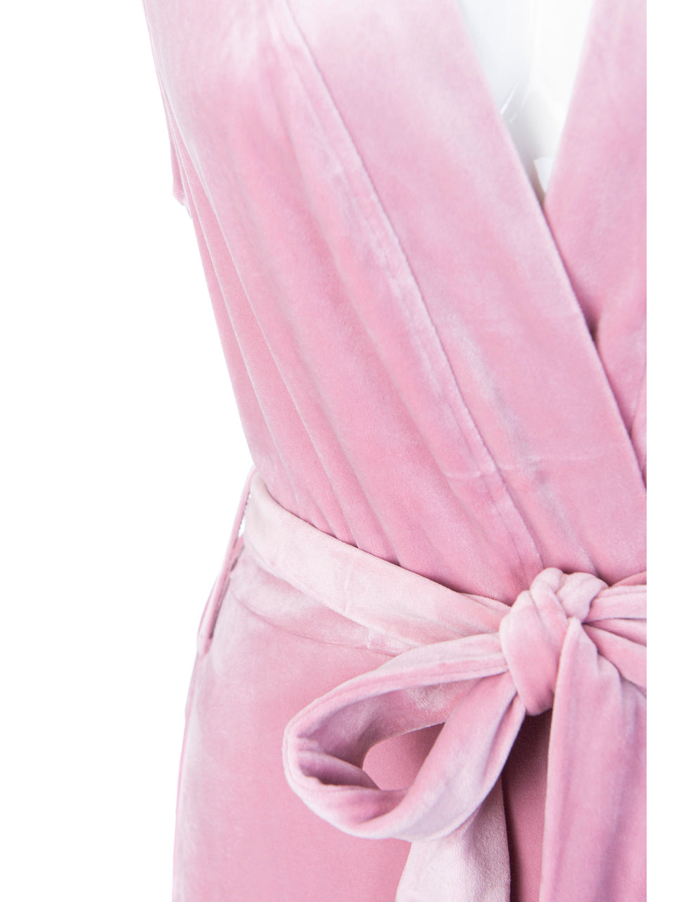 Lolita Pantone Pink Velour Tie Dress