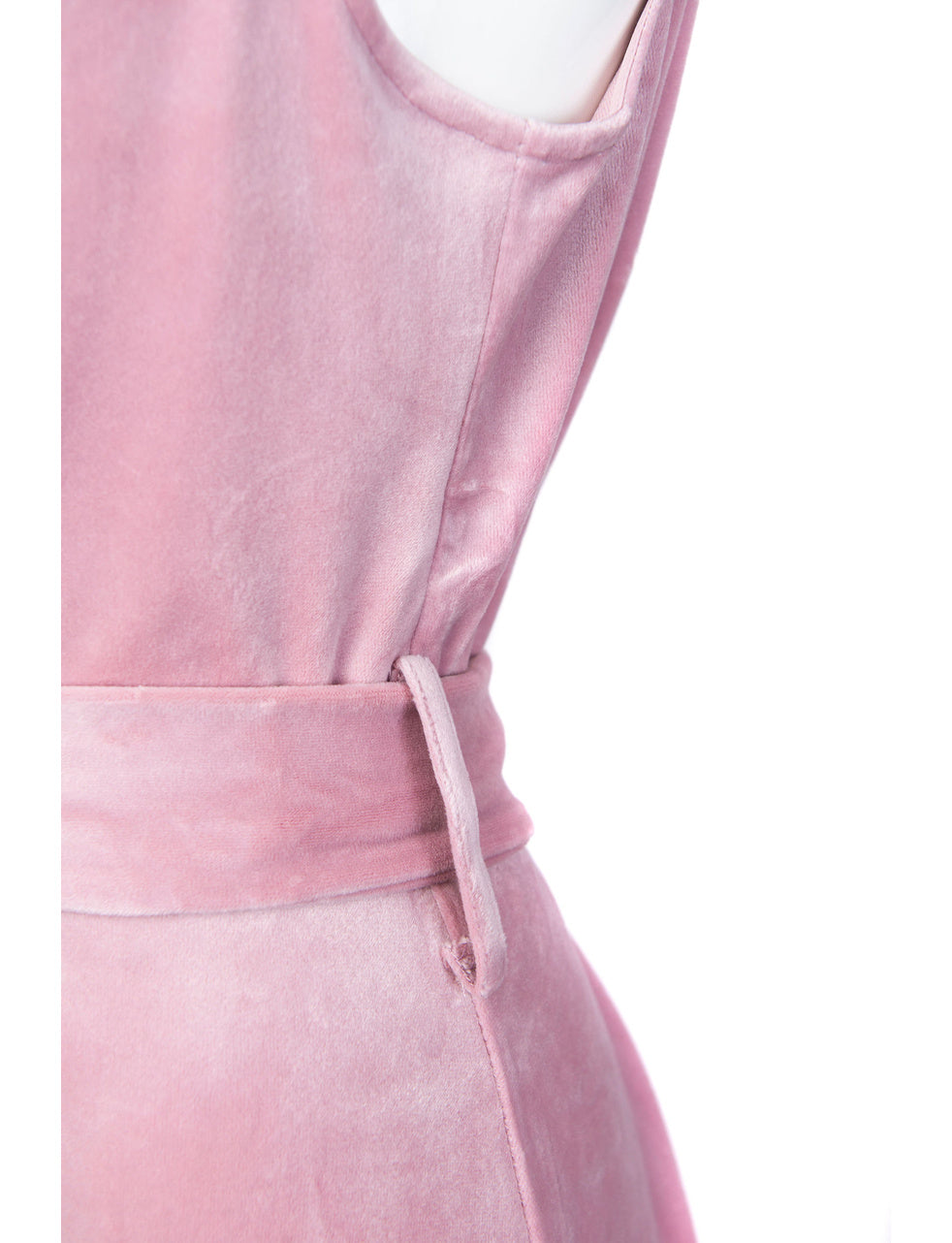 Lolita Pantone Pink Velour Tie Dress