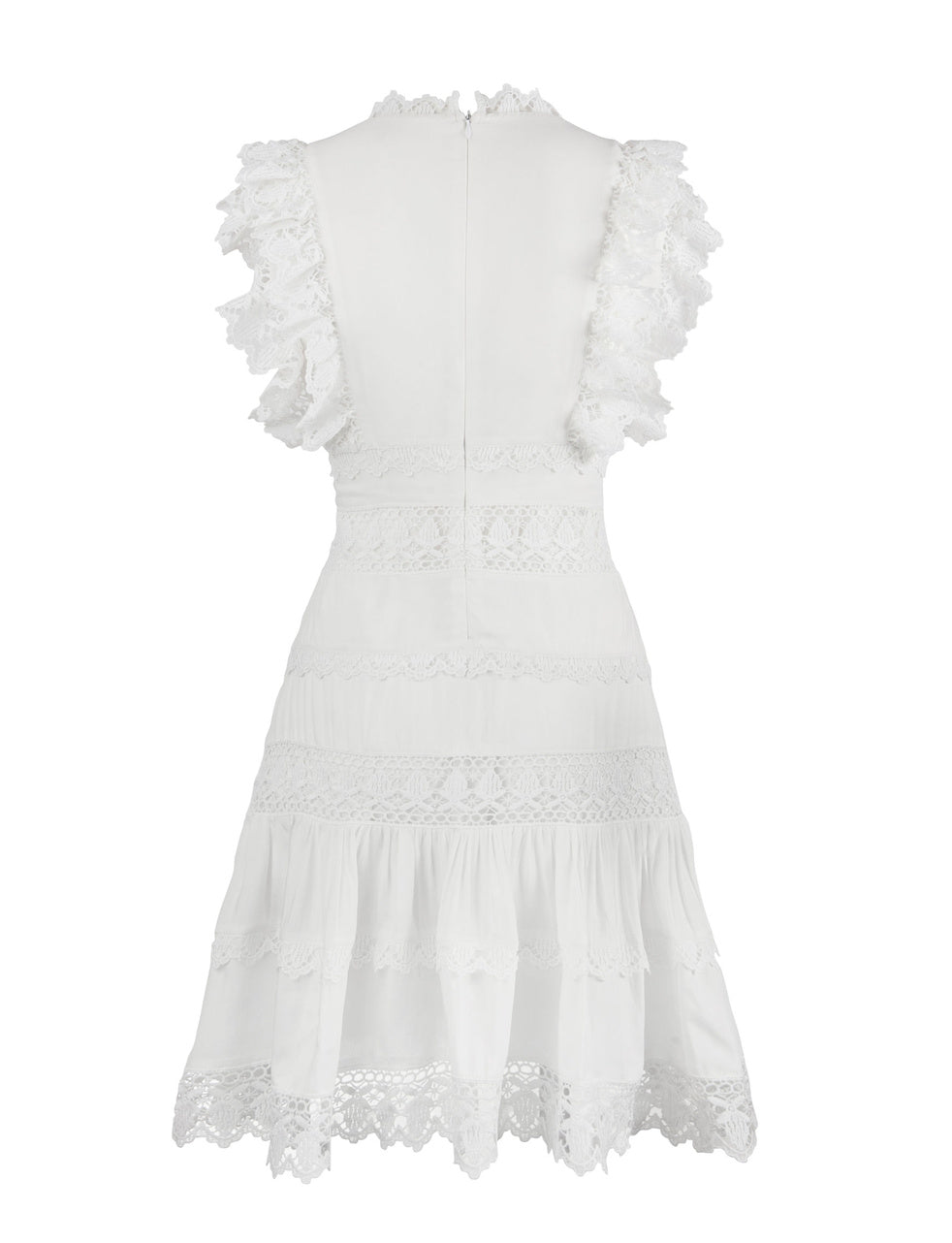 Polynesia White Embroidery Summer Dress