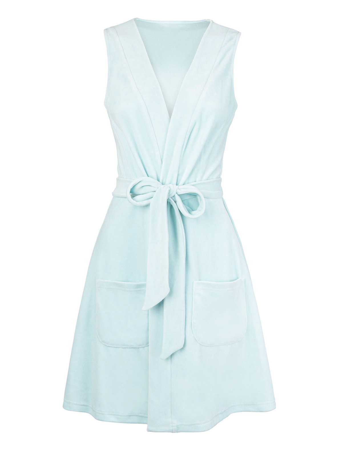 Lolita Powder Blue Velour Tie Dress – SO TO BEACH UK