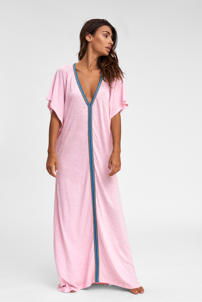 Pitusa Sorbet Pima Cotton Abaya - SO TO BEACH UK